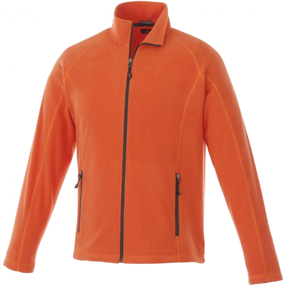 Logo trade promotional gifts picture of: Rixford Polyfleece Full Zip, orange