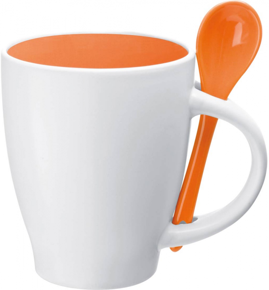 Logotrade promotional giveaway image of: Ceramic mug, orange