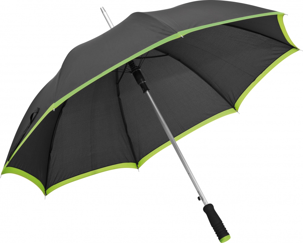 Logotrade promotional products photo of: Automatic umbrella with light green accent