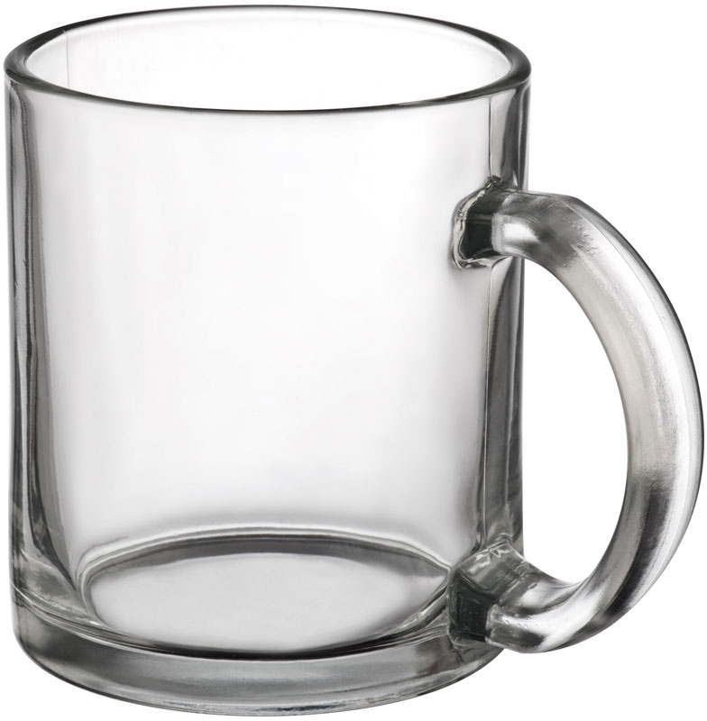 Logotrade promotional gifts photo of: Glass mug, translucent