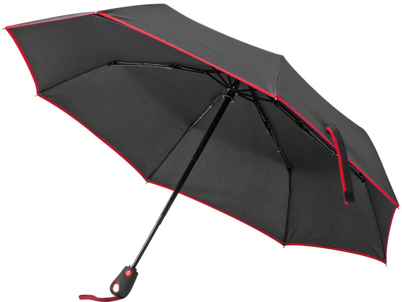 Logotrade promotional gift image of: Automatic umbrella, black/red