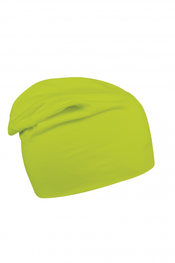 Logotrade corporate gift image of: Beanie Long Jersey, light green