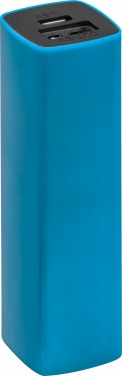 Logotrade promotional giveaway picture of: Powerbank 2200 mAh with USB port in a box, Blue