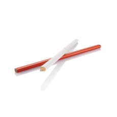 25cm wooden carpenter pencil, white