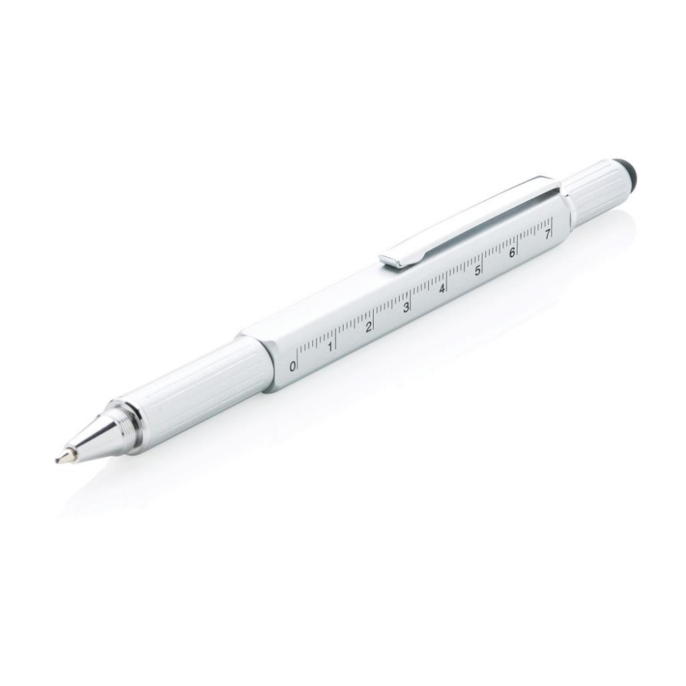 Logotrade business gift image of: 5-in-1 toolpen, silver