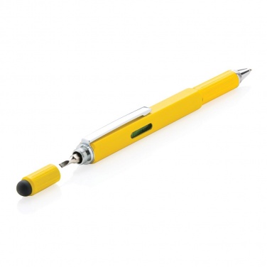 Logotrade advertising product image of: 5-in-1 toolpen, yellow