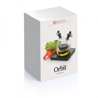 Logo trade advertising products picture of: Orbit oil & vinegar set, black