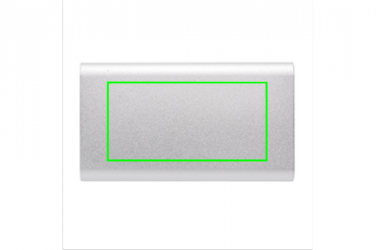 Logotrade advertising product image of: 4.000 mAh type C powerbank, silver