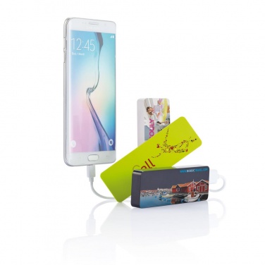 Logotrade promotional gift picture of: 2.500 mAh powerbank, white