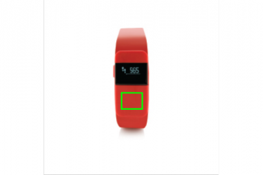 Logotrade business gift image of: Activity tracker Keep fit, red