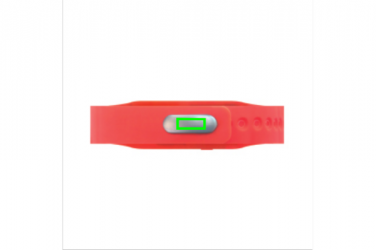 Logotrade promotional gift picture of: Activity tracker Keep fit, red