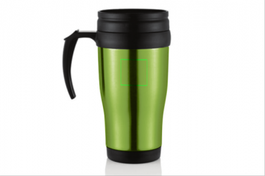 Logotrade promotional giveaways photo of: Stainless steel mug, green