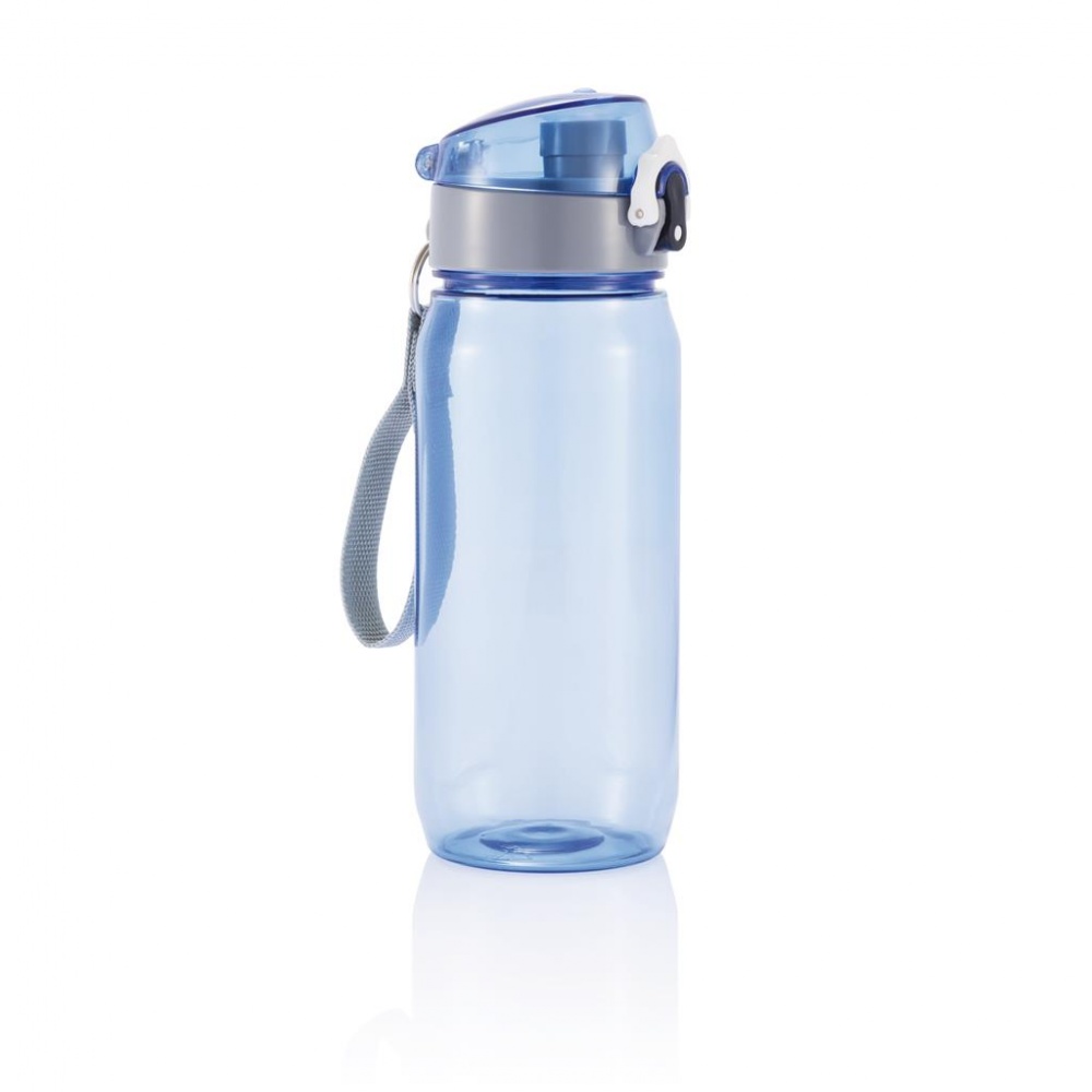 Logo trade advertising products picture of: Tritan water bottle 600 ml, blue/grey