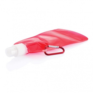 Logo trade promotional item photo of: Foldable water bottle, red