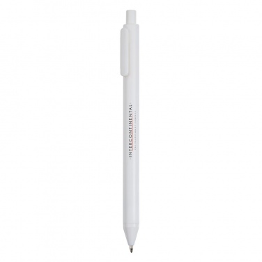 Logo trade promotional products picture of: X1 pen, white