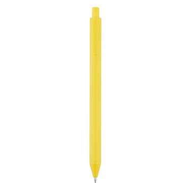 Logo trade promotional items image of: X1 pen, yellow