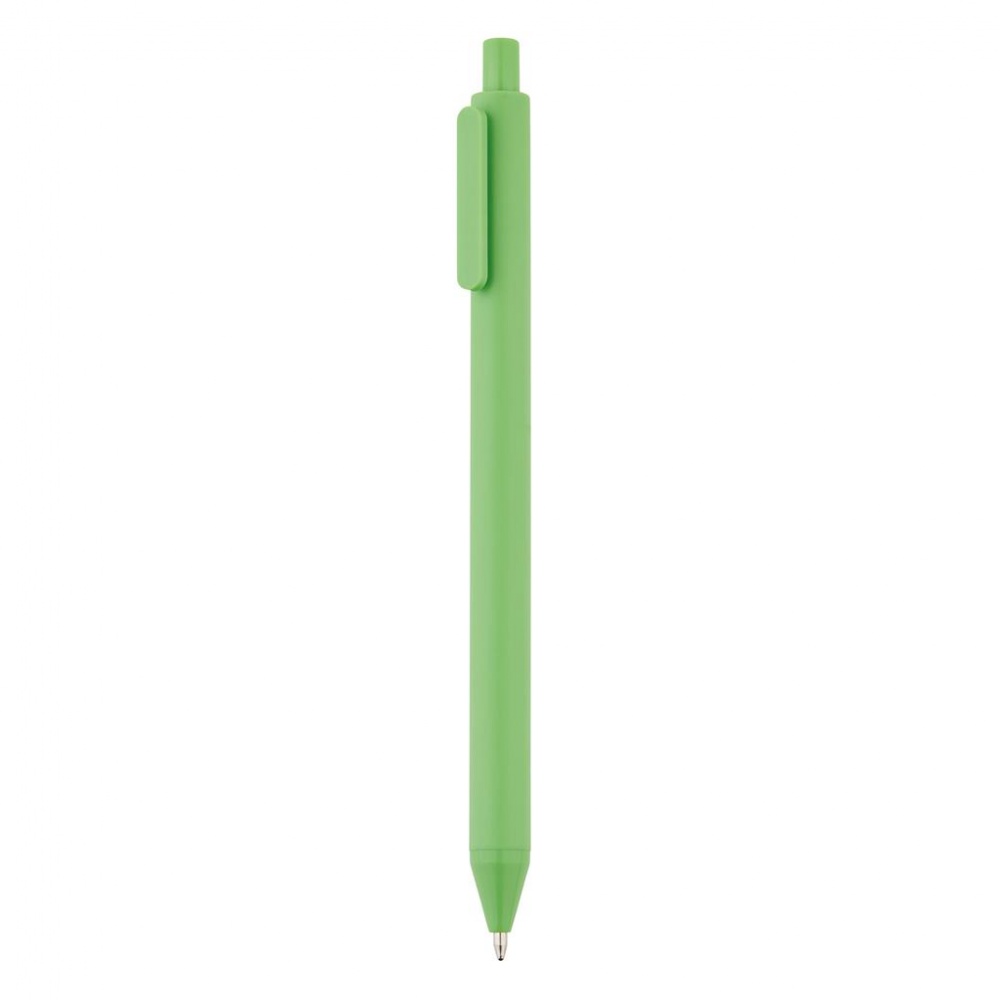 Logo trade promotional items image of: X1 pen, green