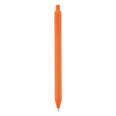 Logo trade promotional giveaways image of: X1 pen, orange