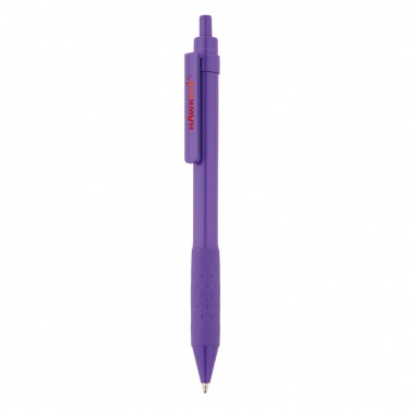 Logo trade promotional products picture of: X2 pen, purple