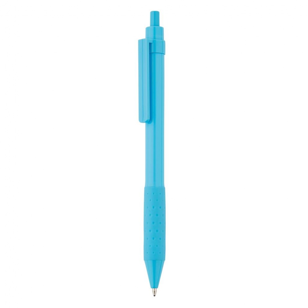 Logo trade promotional merchandise image of: X2 pen, blue