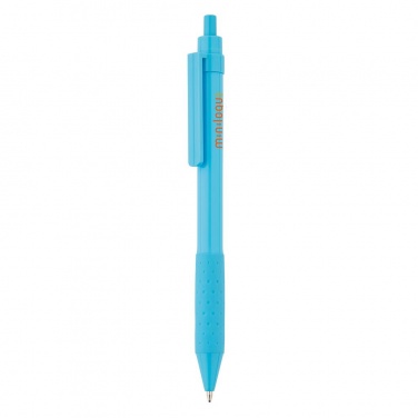 Logo trade promotional products picture of: X2 pen, blue