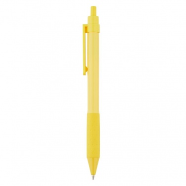 Logo trade business gifts image of: X2 pen, yellow