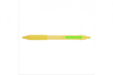 Logo trade promotional merchandise image of: X2 pen, yellow