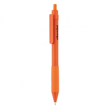 Logotrade promotional giveaway image of: X2 pen, orange