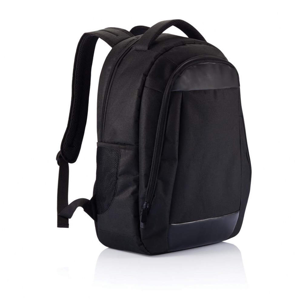 Logo trade corporate gift photo of: Boardroom laptop backpack PVC free, black