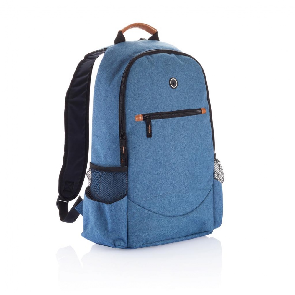 Logotrade promotional product image of: Fashion duo tone backpack, blue