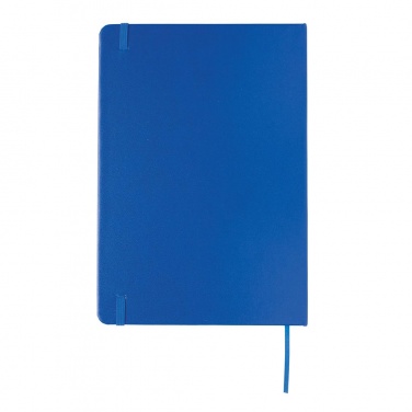 Logo trade promotional giveaway photo of: A5 Notebook & LED bookmark, blue