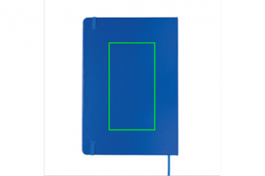 Logo trade promotional merchandise picture of: A5 Notebook & LED bookmark, blue