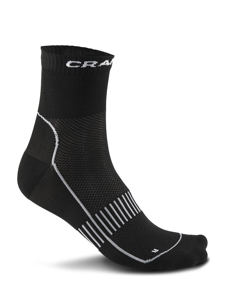 Logo trade promotional gift photo of: Cool Training 2-Pack Sock, black