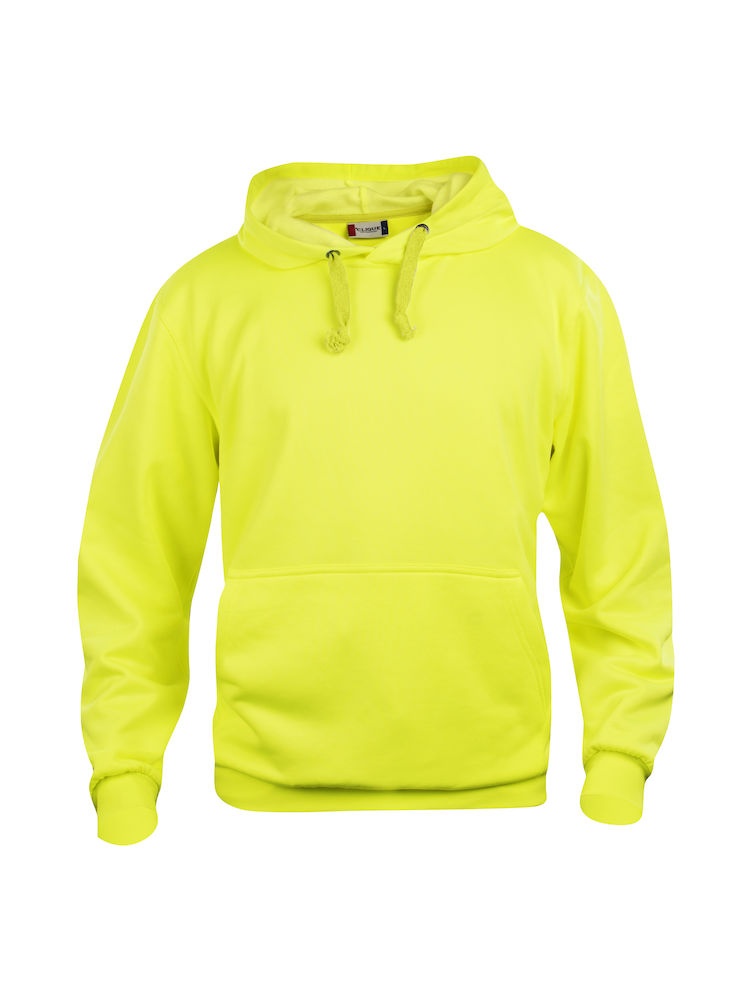 Logo trade promotional giveaway photo of: Trendy hoody, yellow