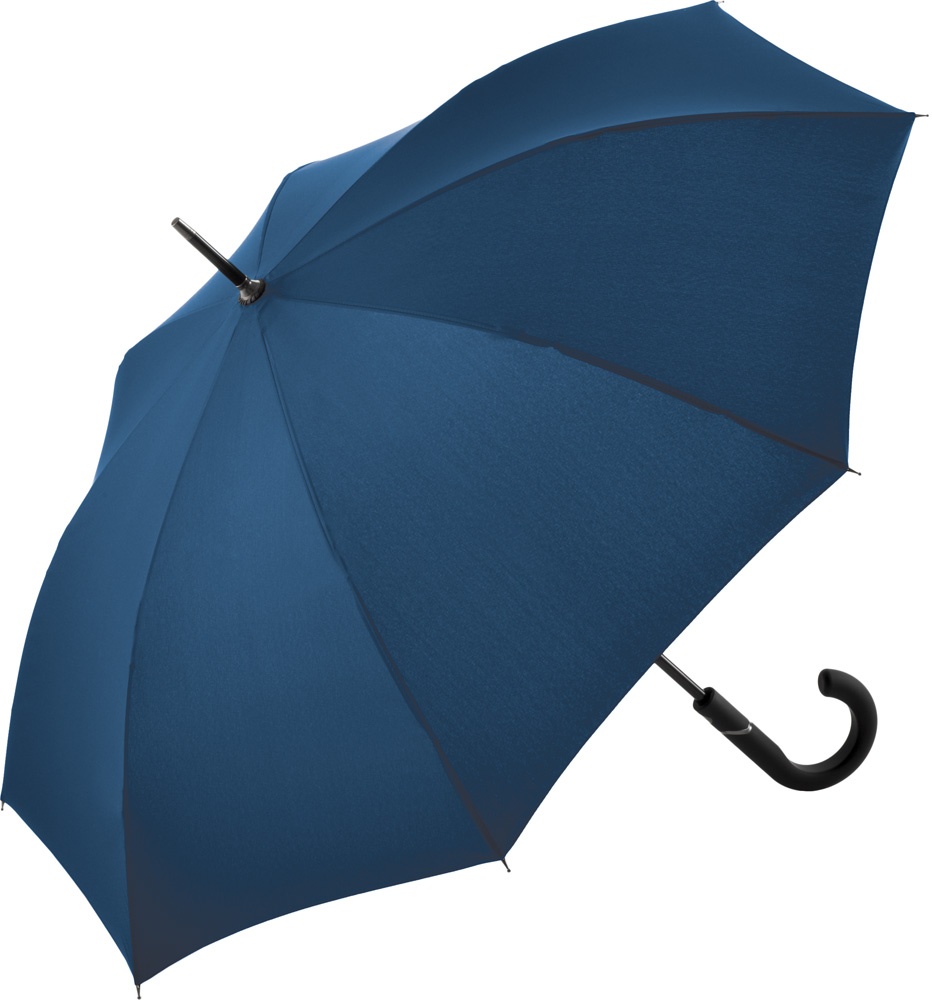 Logo trade promotional merchandise photo of: Regular umbrella 1755 FARE® Fibertec AC, navy