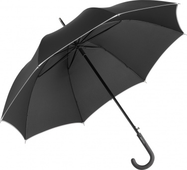 Logo trade promotional merchandise image of: AC alu midsize umbrella Windmatic, nlack