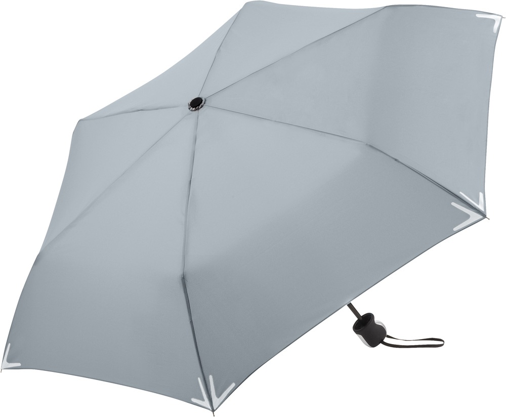 Logotrade promotional gift image of: Mini umbrella Safebrella® 5071, Grey