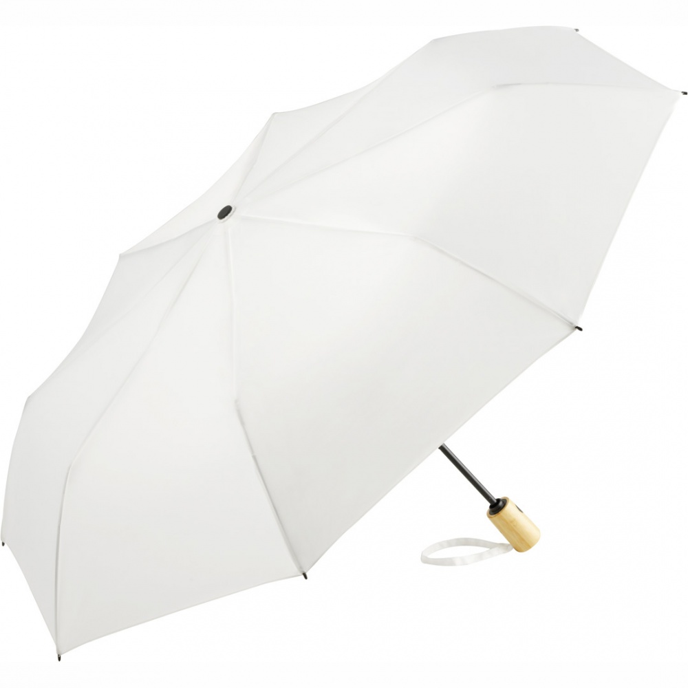 Logo trade promotional gifts picture of: AOC mini umbrella ÖkoBrella 5429, White