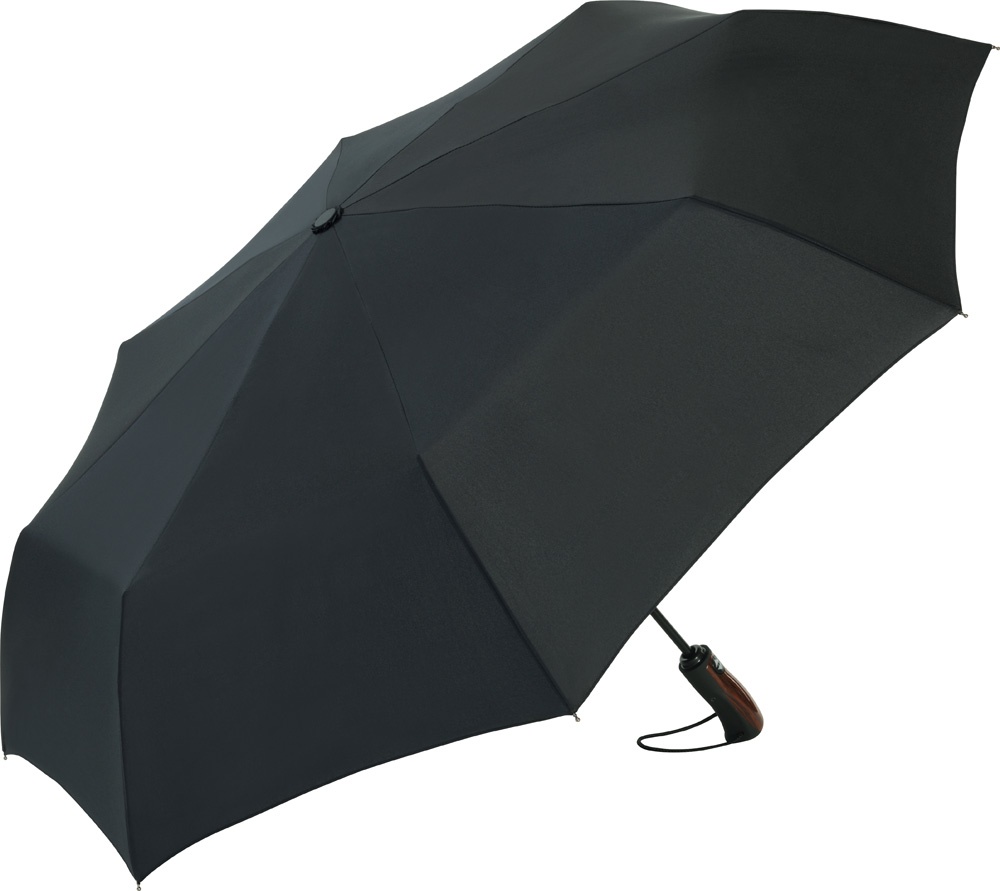 Logotrade promotional product picture of: AOC oversize mini umbrella Stormmaster, black