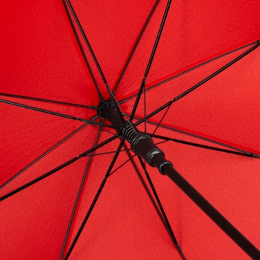 Logo trade promotional gifts image of: AC regular umbrella Safebrella® LED, Red