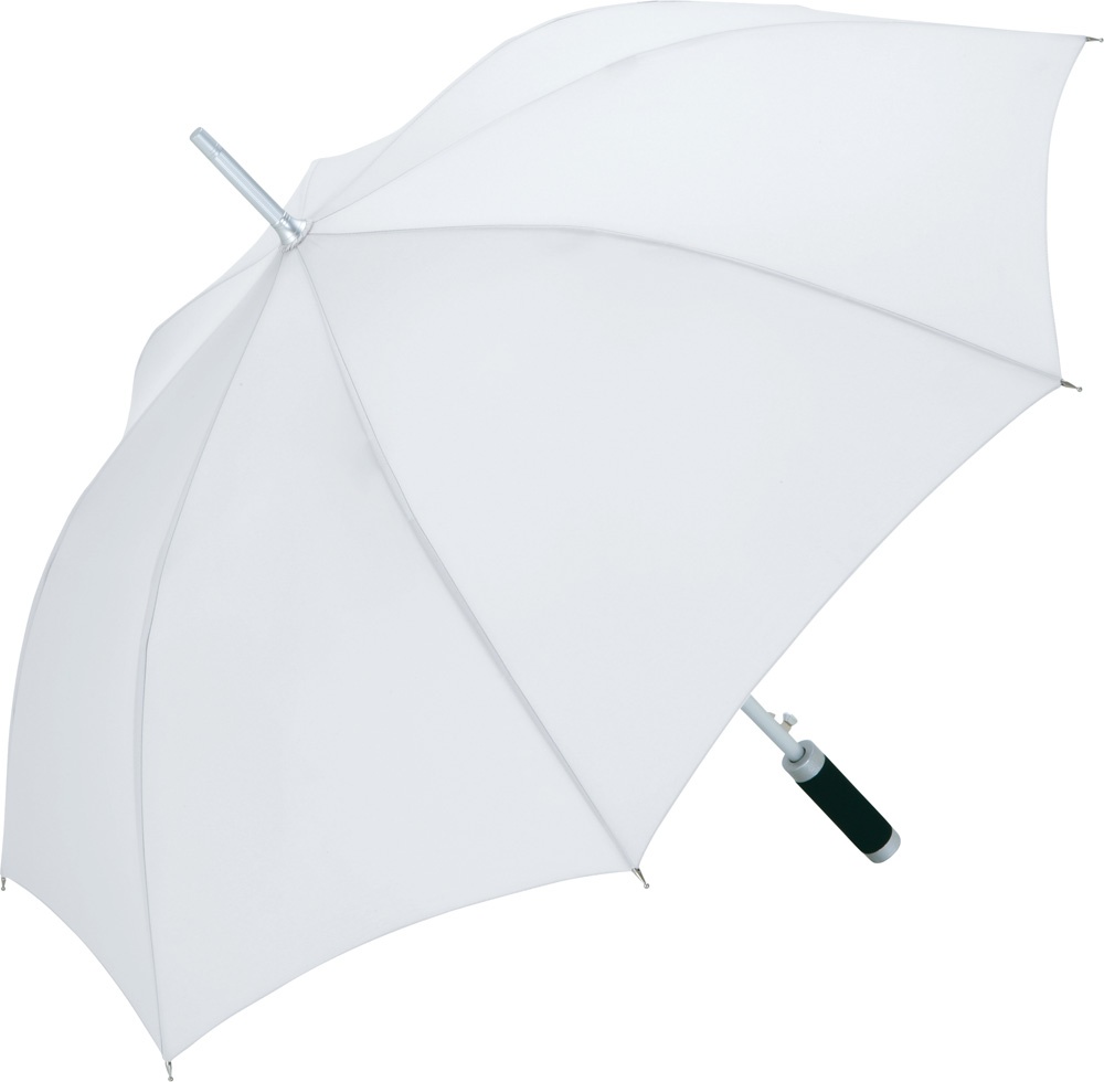 Logo trade advertising products image of: AC alu regular umbrella Windmatic, white