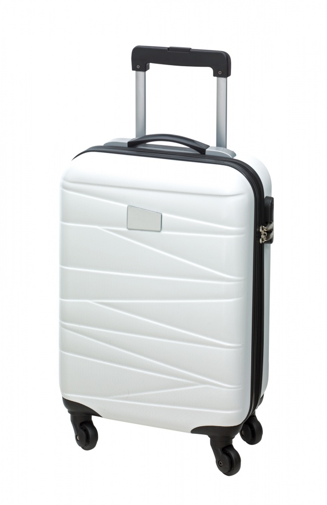 Logotrade promotional item image of: Trolley board case Padua, white