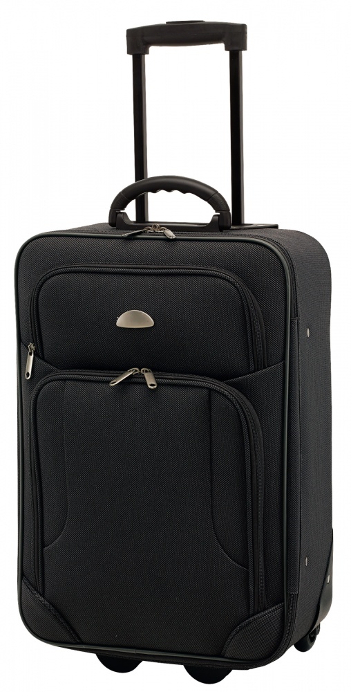 Logo trade promotional item photo of: Trolley-boardcase"Galway"1200D, black