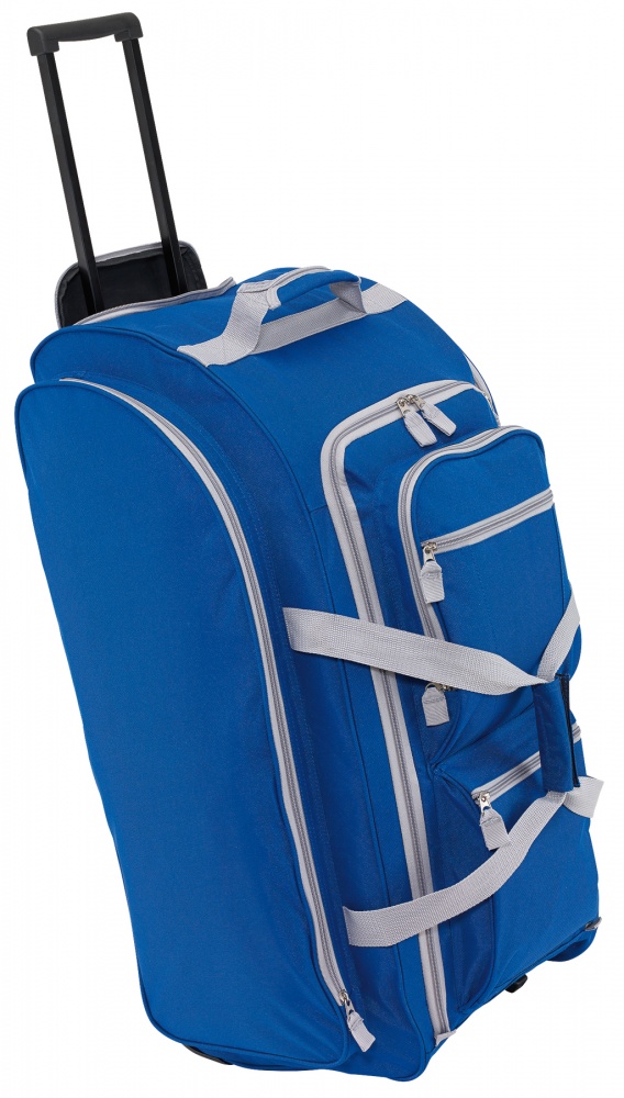 Logo trade promotional products picture of: Trolley-travelbag,"9P" 600D, blue