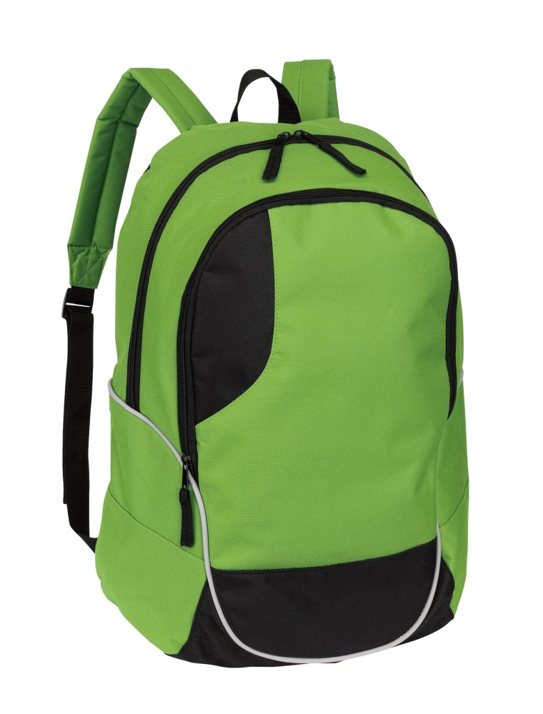 Logotrade promotional item picture of: Rucksack, Curve, light green