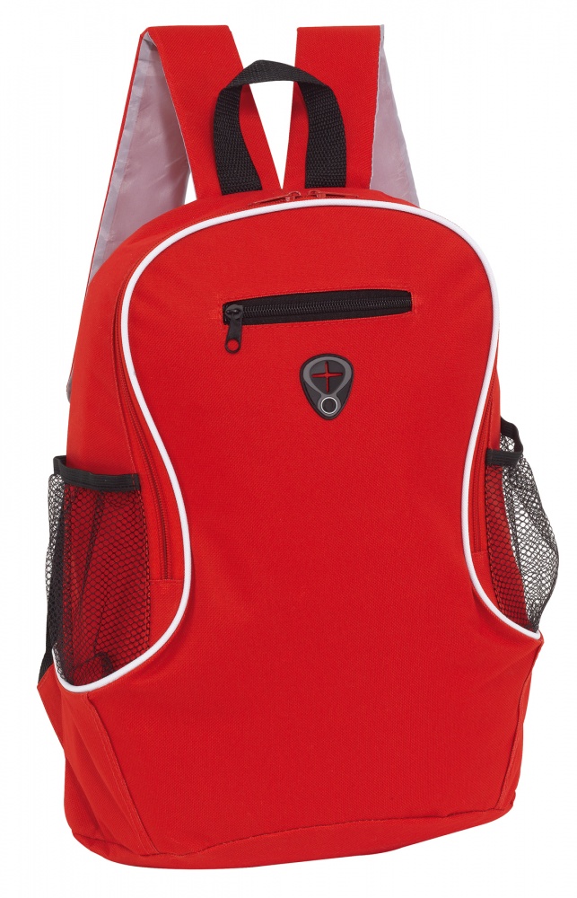 Logo trade promotional products image of: Backpack Tec, red