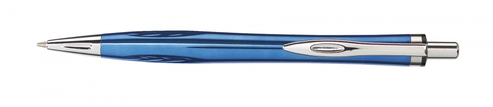 Logo trade promotional gifts image of: Ballpen Ascot, blue