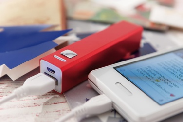 Logotrade promotional product picture of: Powerbank, Endurance, red