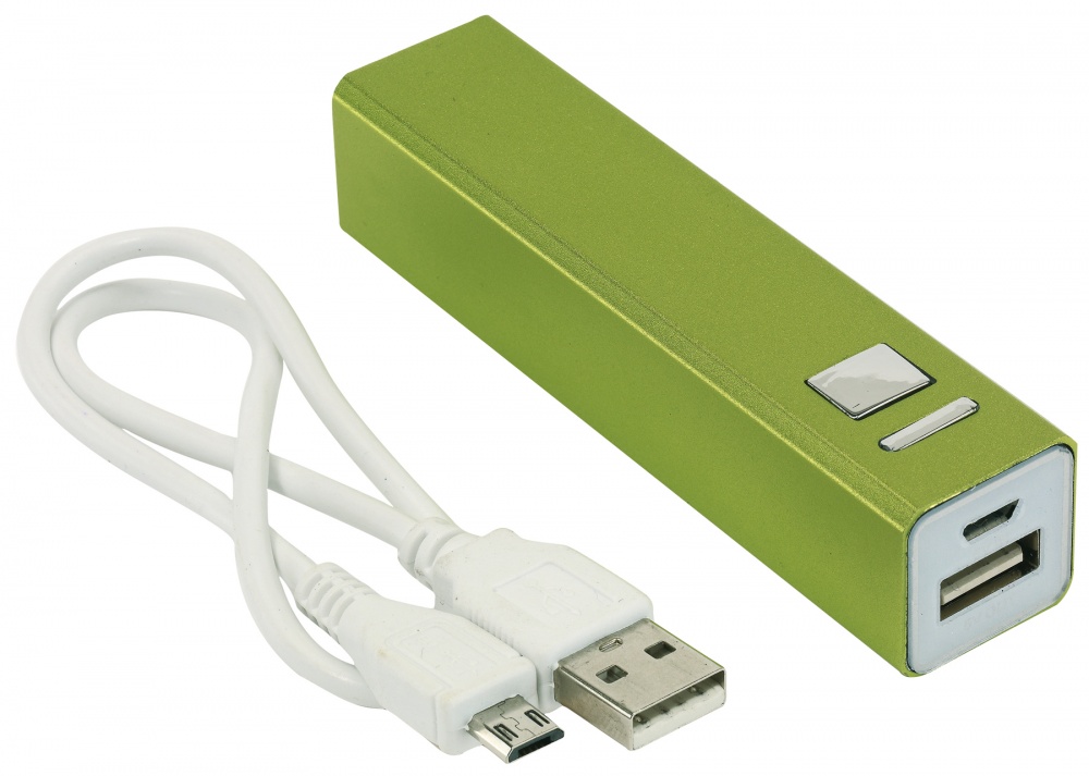 Logo trade promotional items picture of: Powerbank, Endurance, green