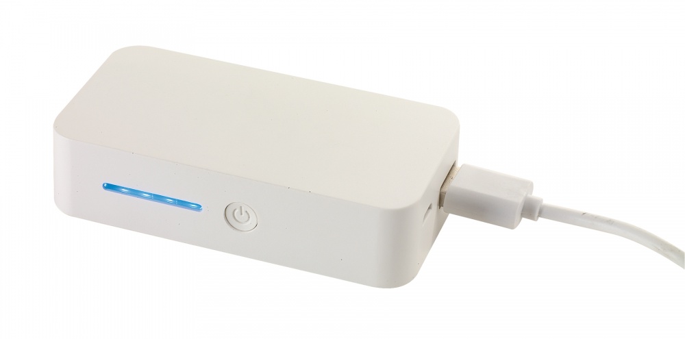 Logo trade promotional product photo of: Powerbank, Force, white